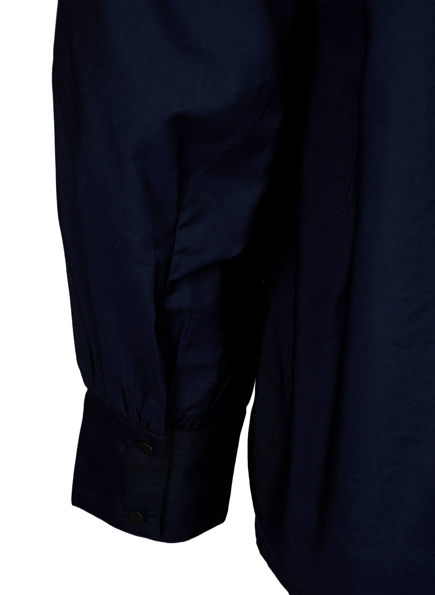 ZizziViskose Shirt Bluse mit Ruffles, Sky Captain, Packshot image number 3