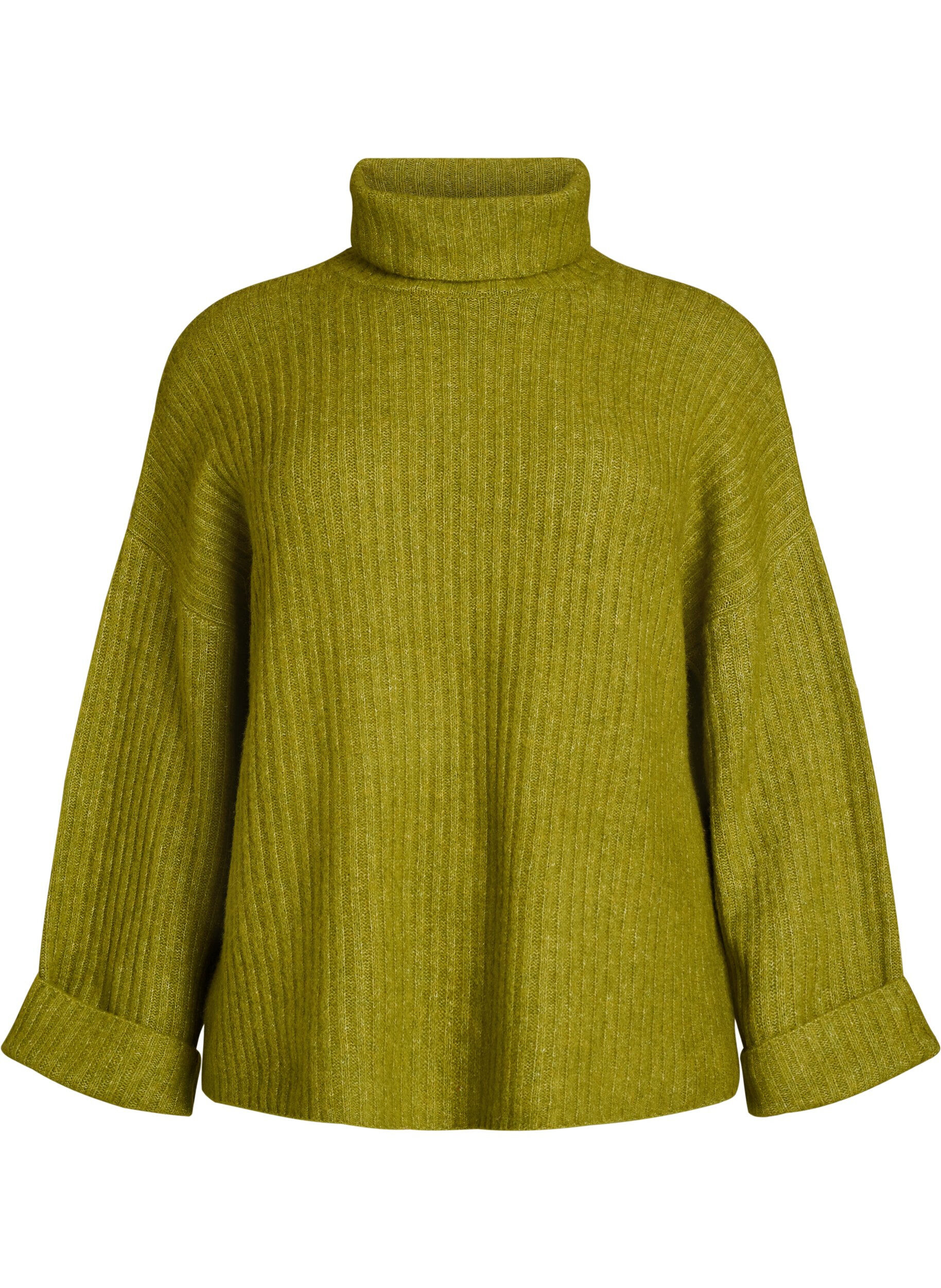 Stricktop mit Rollkragen