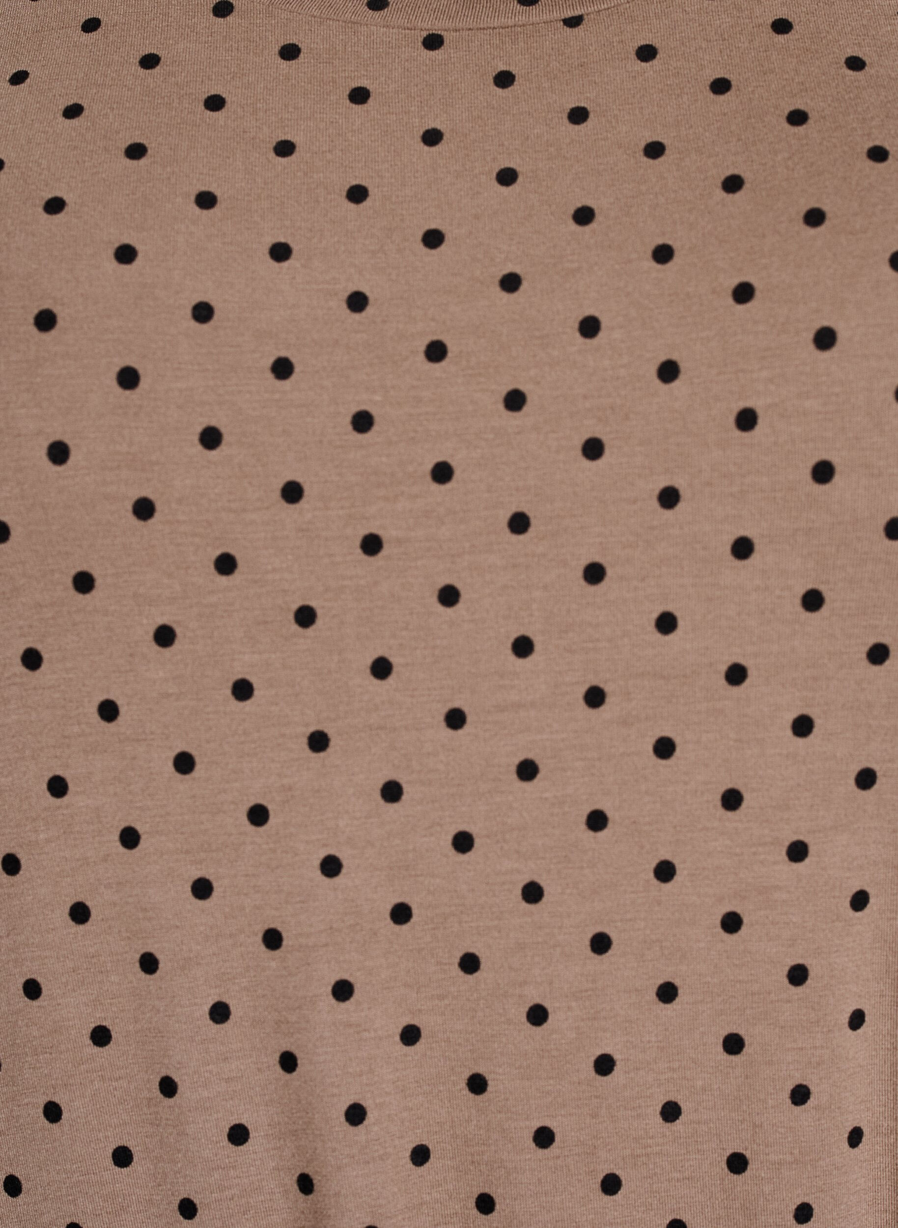 ZizziMittellanges Jerseykleid mit Bindeg&uuml;rtel an der Taille, Braun, Packshot image number 2