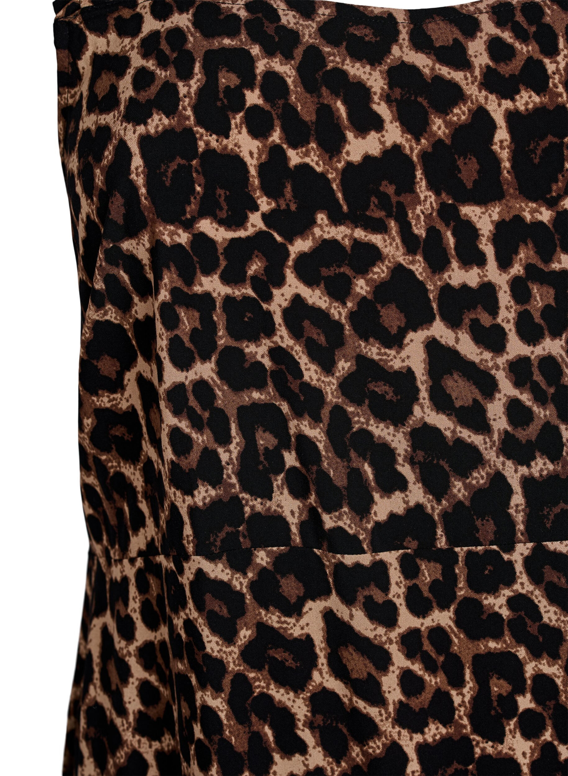 ZizziFLASH - Sommerkleid mit breiten Tr&auml;gern, Braun, Packshot image number 2