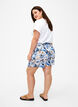 Locker sitzende Shorts aus Viskose, Blue Graphic AOP, Model image number 1