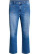 Jeans mit Vordertaschen und geraden Beinen, Blau, Packshot image number 0