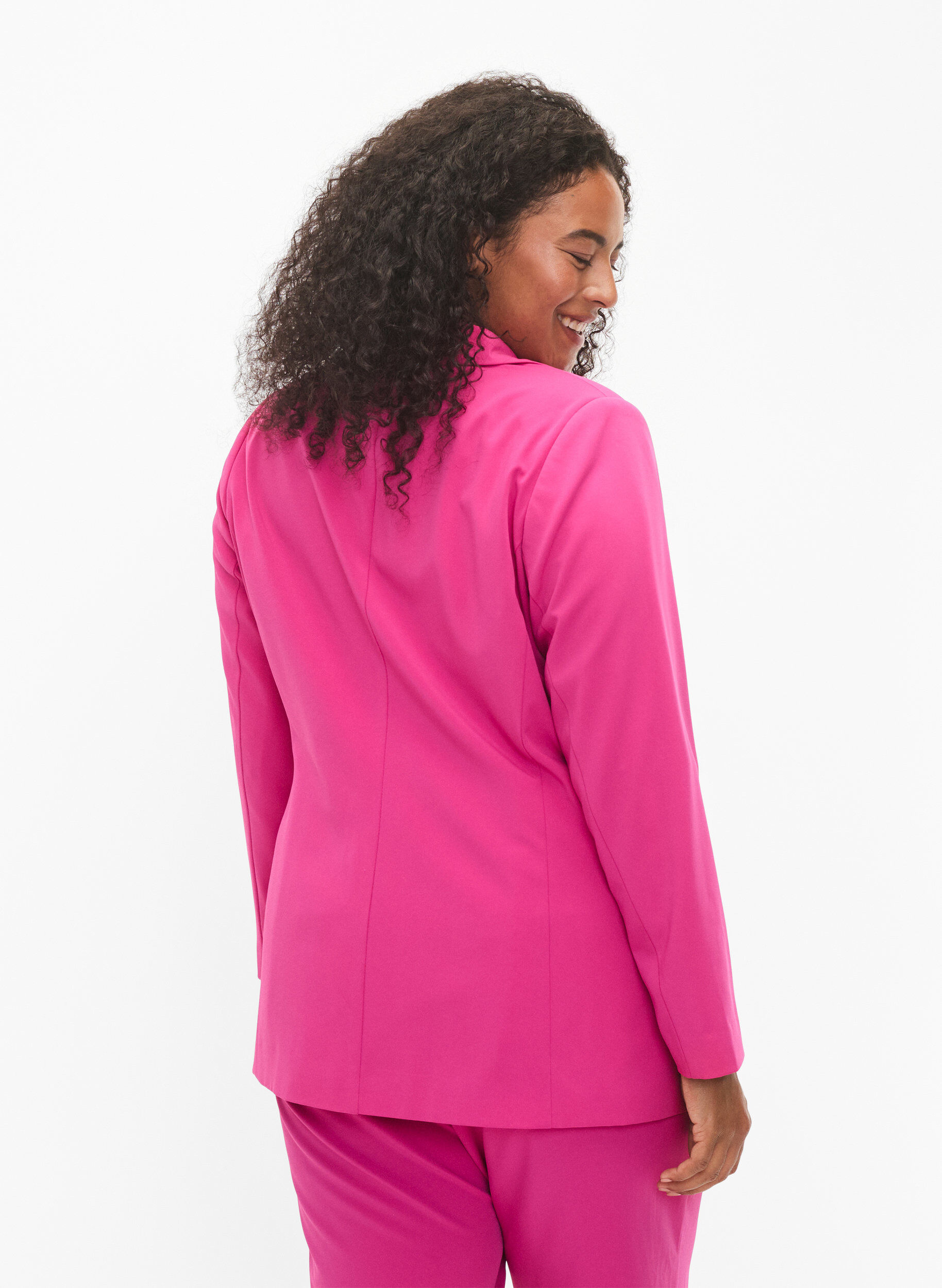 ZizziKlassischer Blazer mit Taschen, Festival Fuchsia, Model image number 1