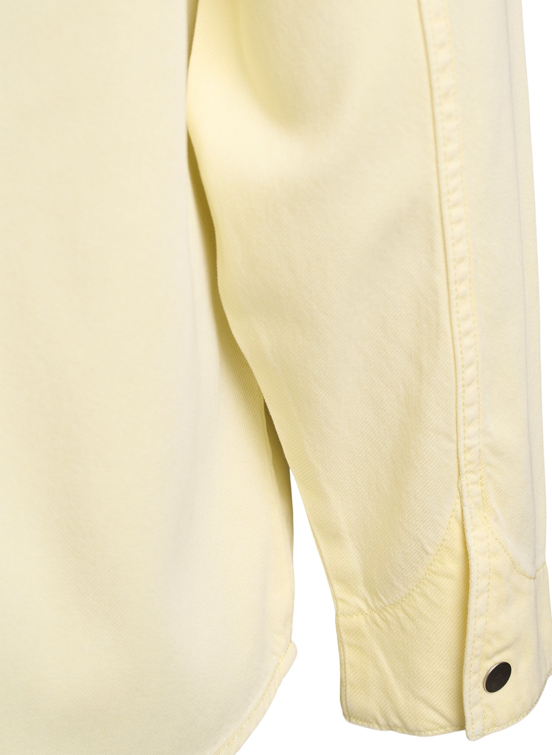 ZizziJeanshemd mit Brusttaschen, Gelb, Packshot image number 3