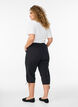 Capri-Hose aus Baumwolle, Schwarz, Model image number 1