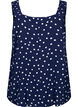 Bedrucktes Viskosetop mit A-Linie, Peacoat Dot, Packshot image number 1