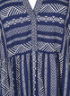 Kleid mit Grafikprint und 3/4-Ärmeln, Blau, Packshot image number 2