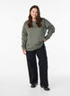 Sweatshirt mit Rundhalsausschnitt, Gr&uuml;n, Model image number 1