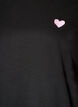 T-Shirt mit Print, Schwarz, Packshot image number 2