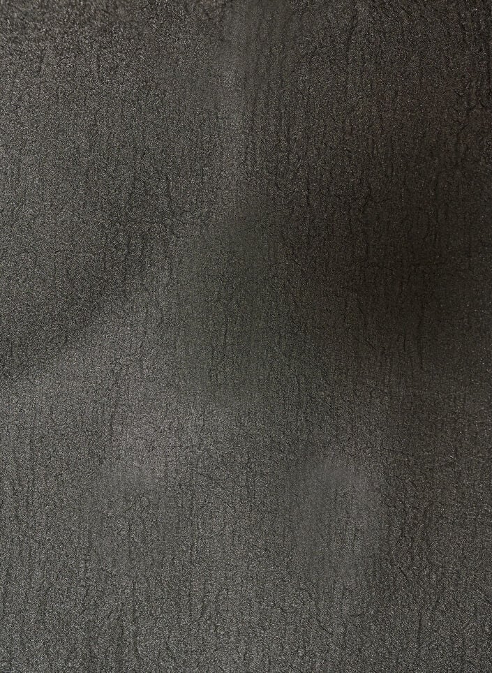 Kurzes Kleid aus Organza mit R&uuml;schensaum, Schwarz, Packshot image number 2