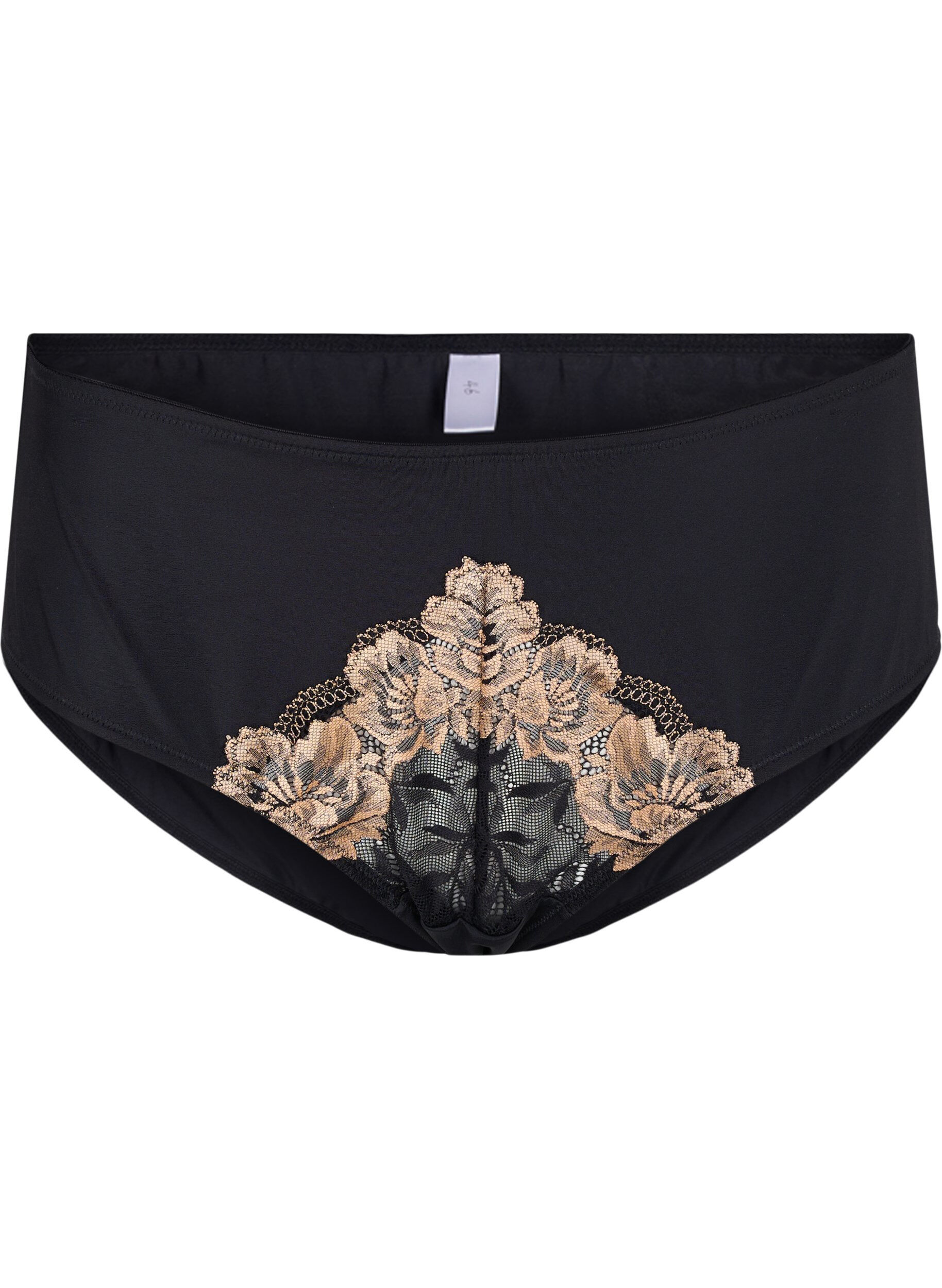 ZizziTai Panty mit Spitze, Black, Packshot image number 0