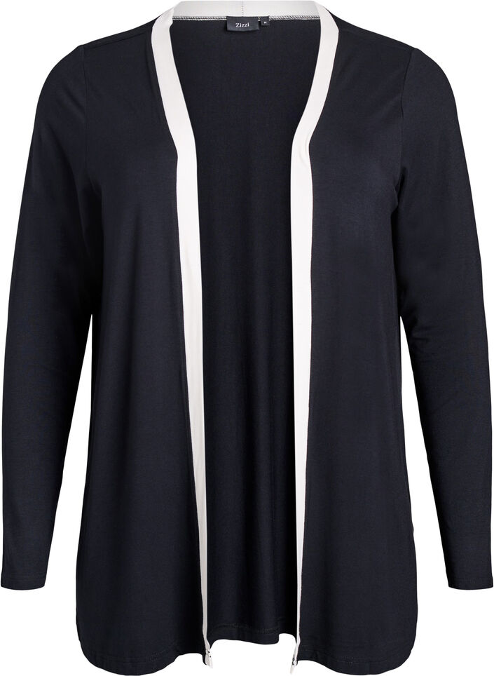 Kimono aus Viskose, Schwarz, Packshot image number 0