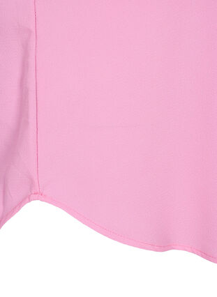 Bluse mit kurzen Ärmeln und Rundhalsausschnitt, Rosebloom, Packshot image number 3