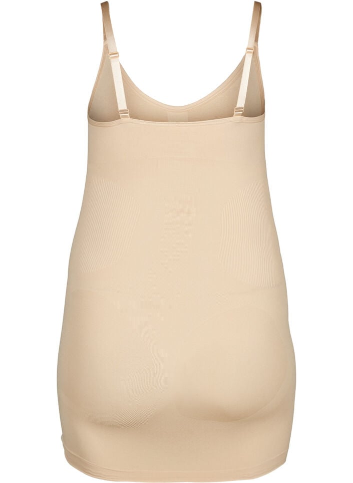 Shapewear Kleid mit breiten Tr&auml;gern., Beige, Packshot image number 1