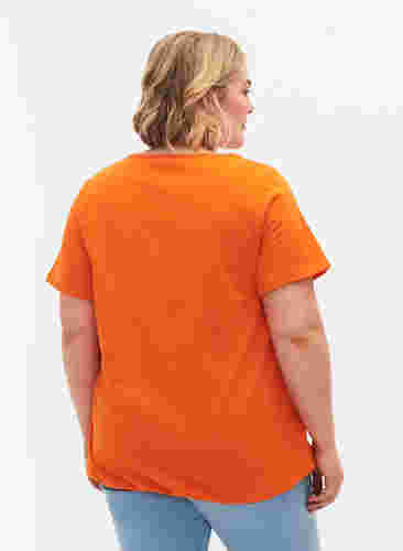 Kurzärmeliges T-Shirt aus Baumwolle, Exuberance, Model image number 1