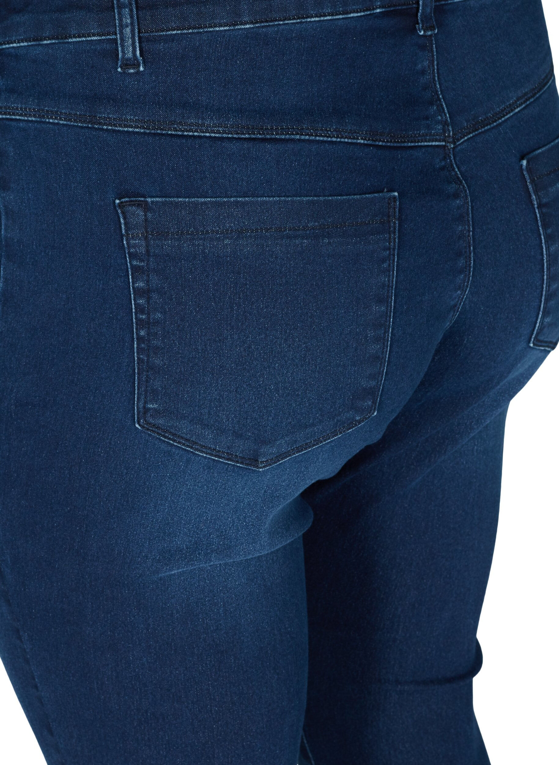 ZizziJeggings aus Baumwollmischung, Dark blue denim, Packshot image number 3