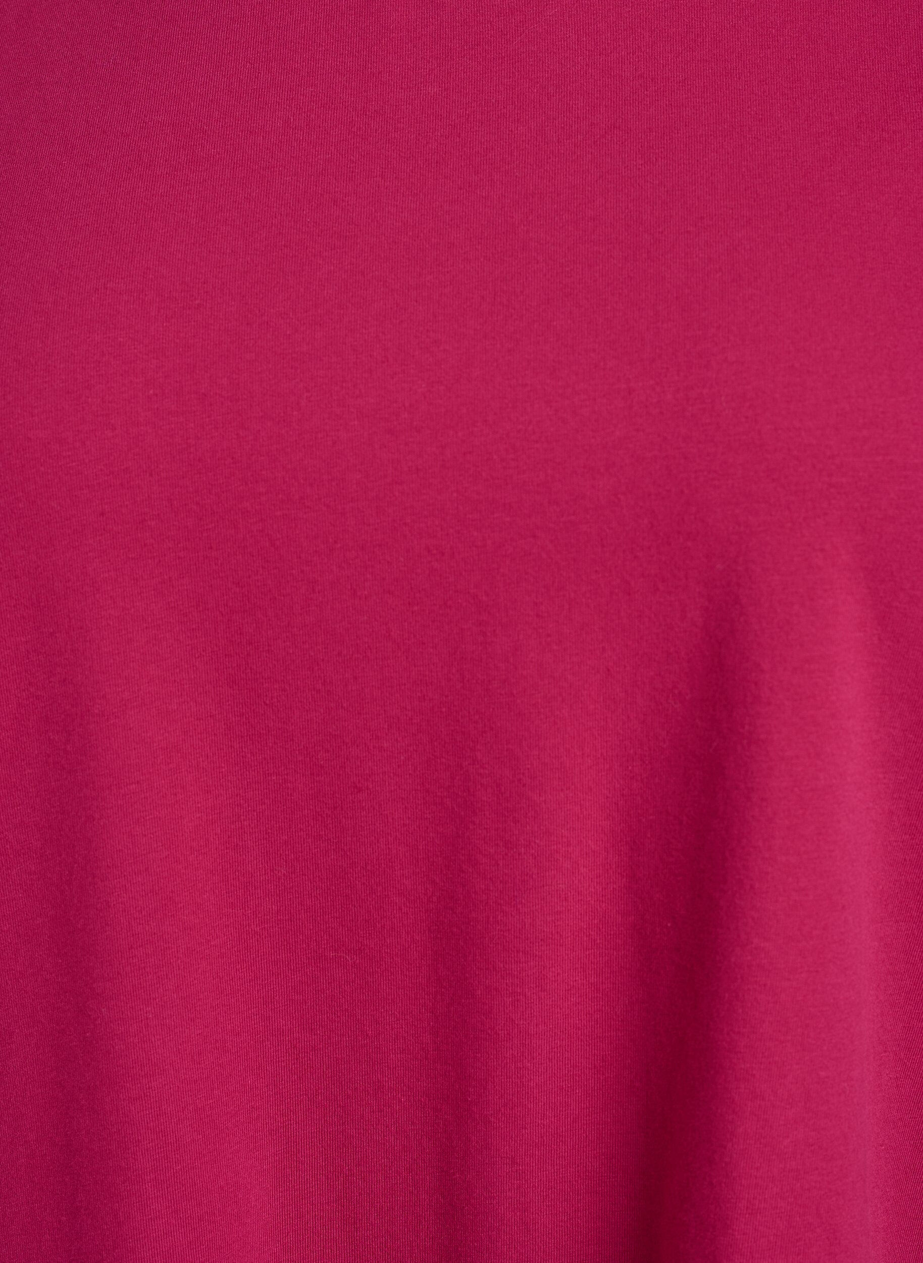 ZizziBasic Top aus Jersey mit langen &Auml;rmeln, Pink, Packshot image number 2