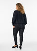 Slim-fit-Hose mit Schlangenmuster, Schwarz, Model image number 1