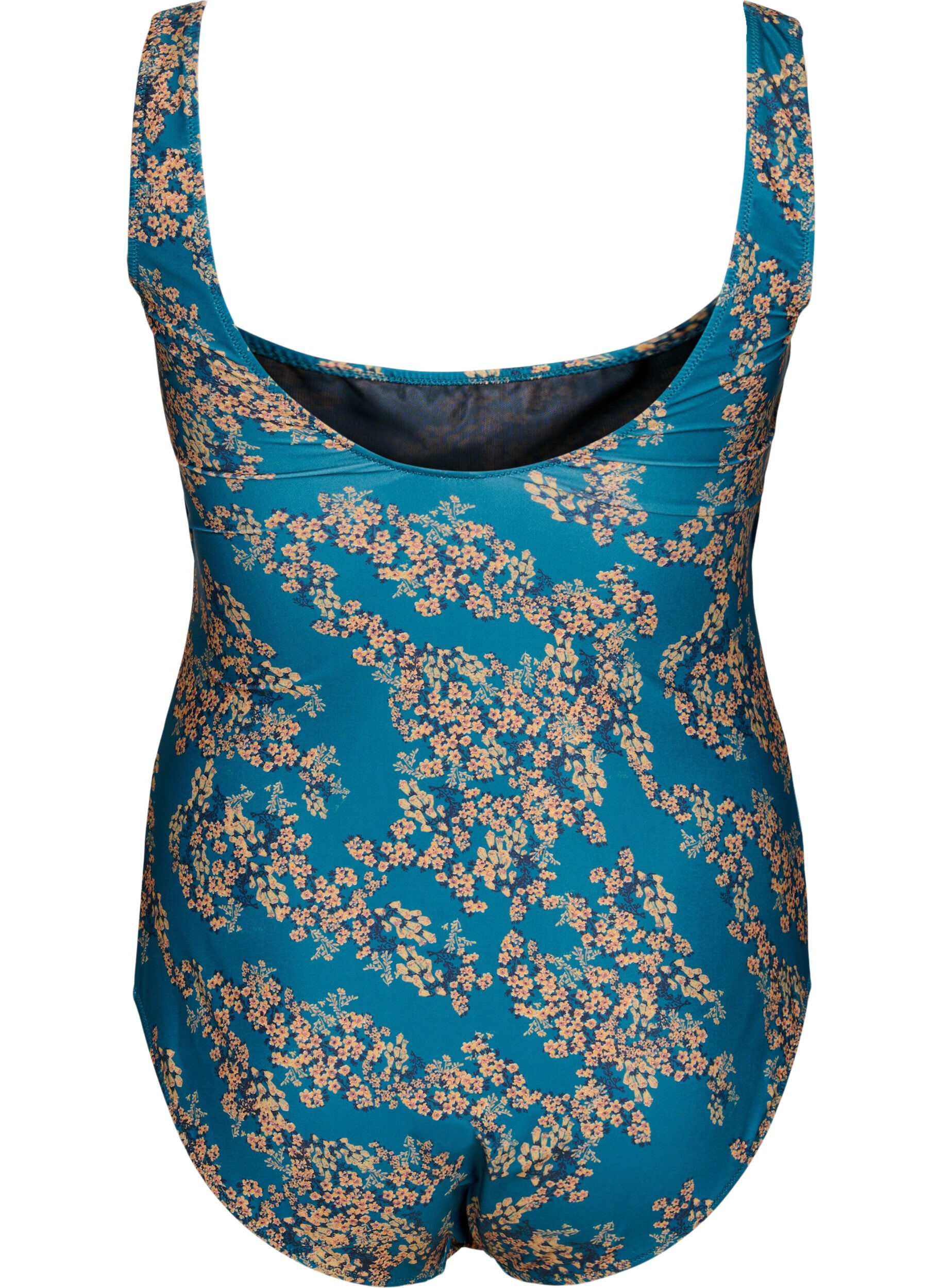 ZizziBadeanzug mit Blumenprint, Zebra Flower, Packshot image number 1