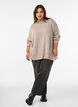 Rollkragenpullover mit lockerer Passform, Beige, Model image number 1