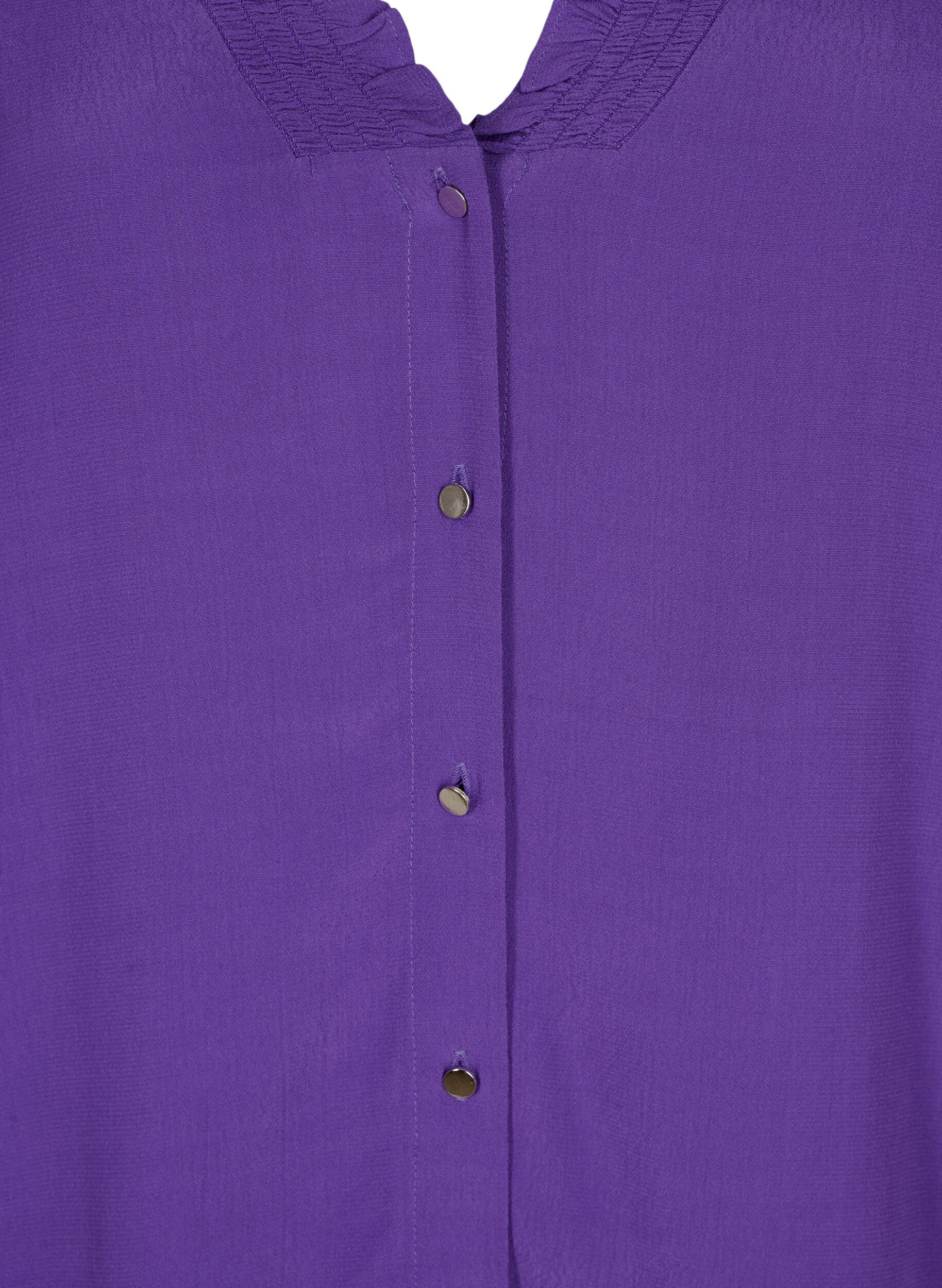 ZizziLang&auml;rmlige Bluse aus Viskose, Heliotrope, Packshot image number 2