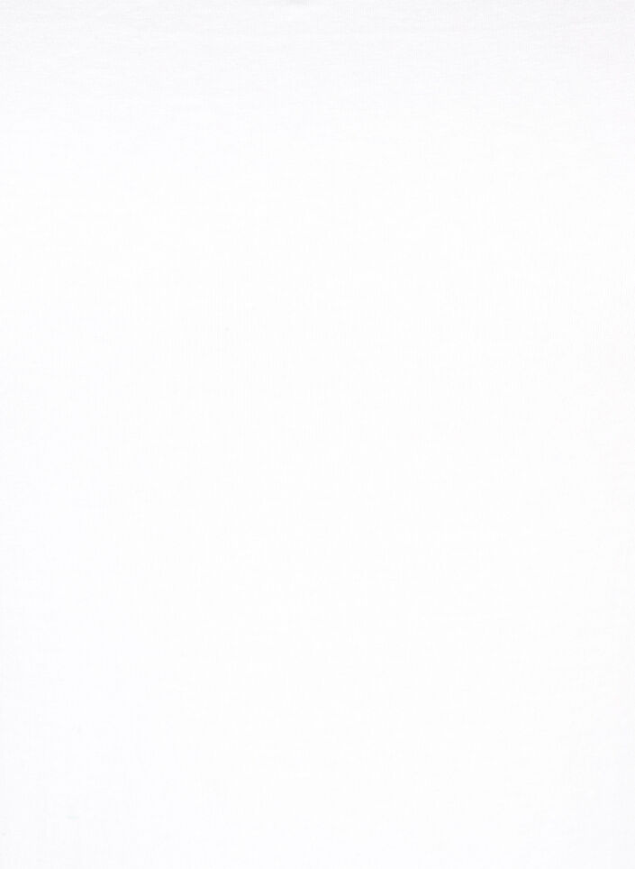 Basic-Spaghettiträger-Top aus Baumwolle, Weiß, Packshot image number 2