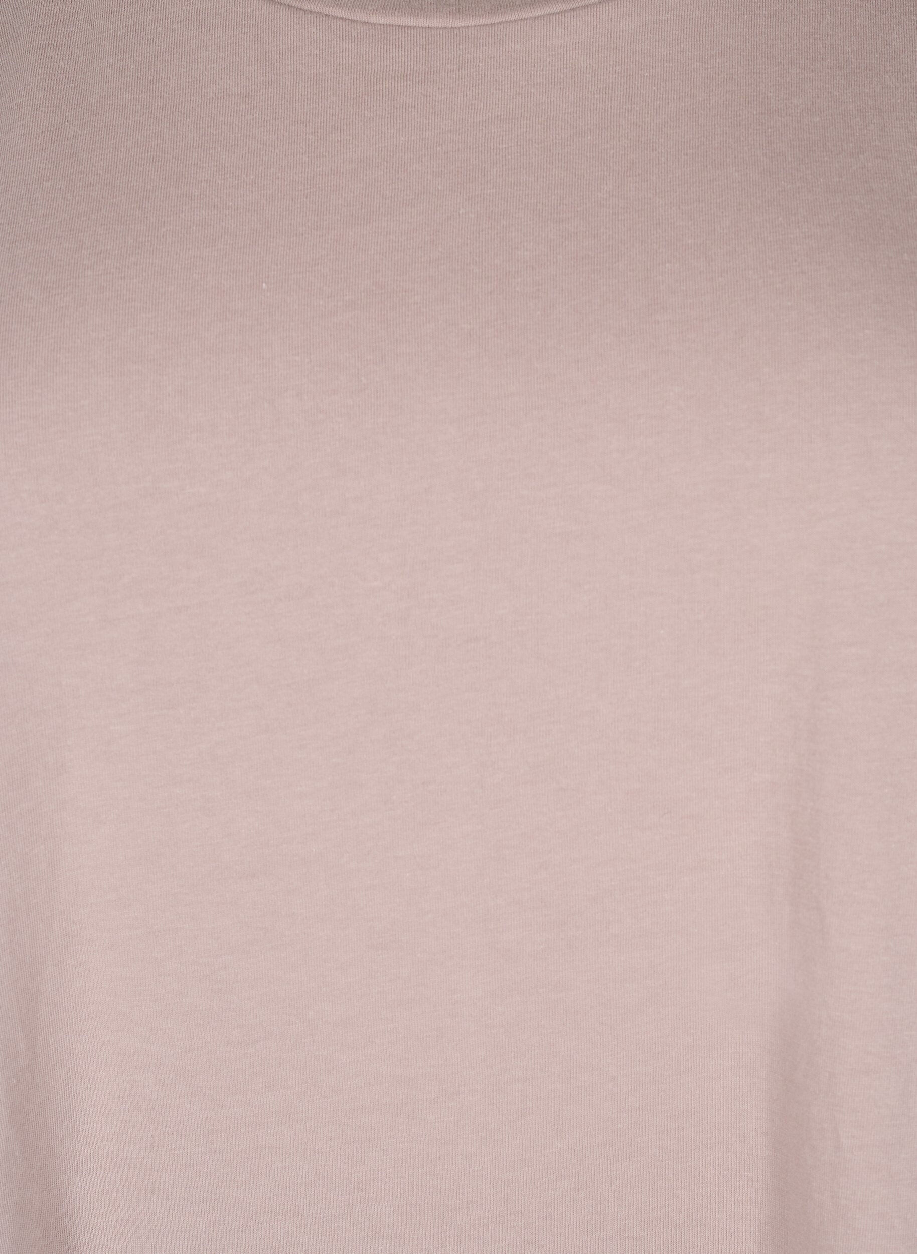ZizziKurz&auml;rmliges T-Shirt aus einer Baumwollmischung, Rot, Packshot image number 2