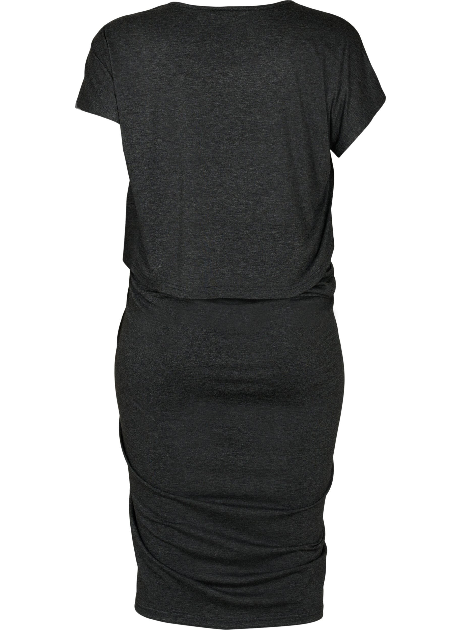 ZizziMeliertes Schwangerschaftsset, Black Melange, Packshot image number 1