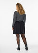 Jerseyrock mit Schlitz, Schwarz, Model image number 2