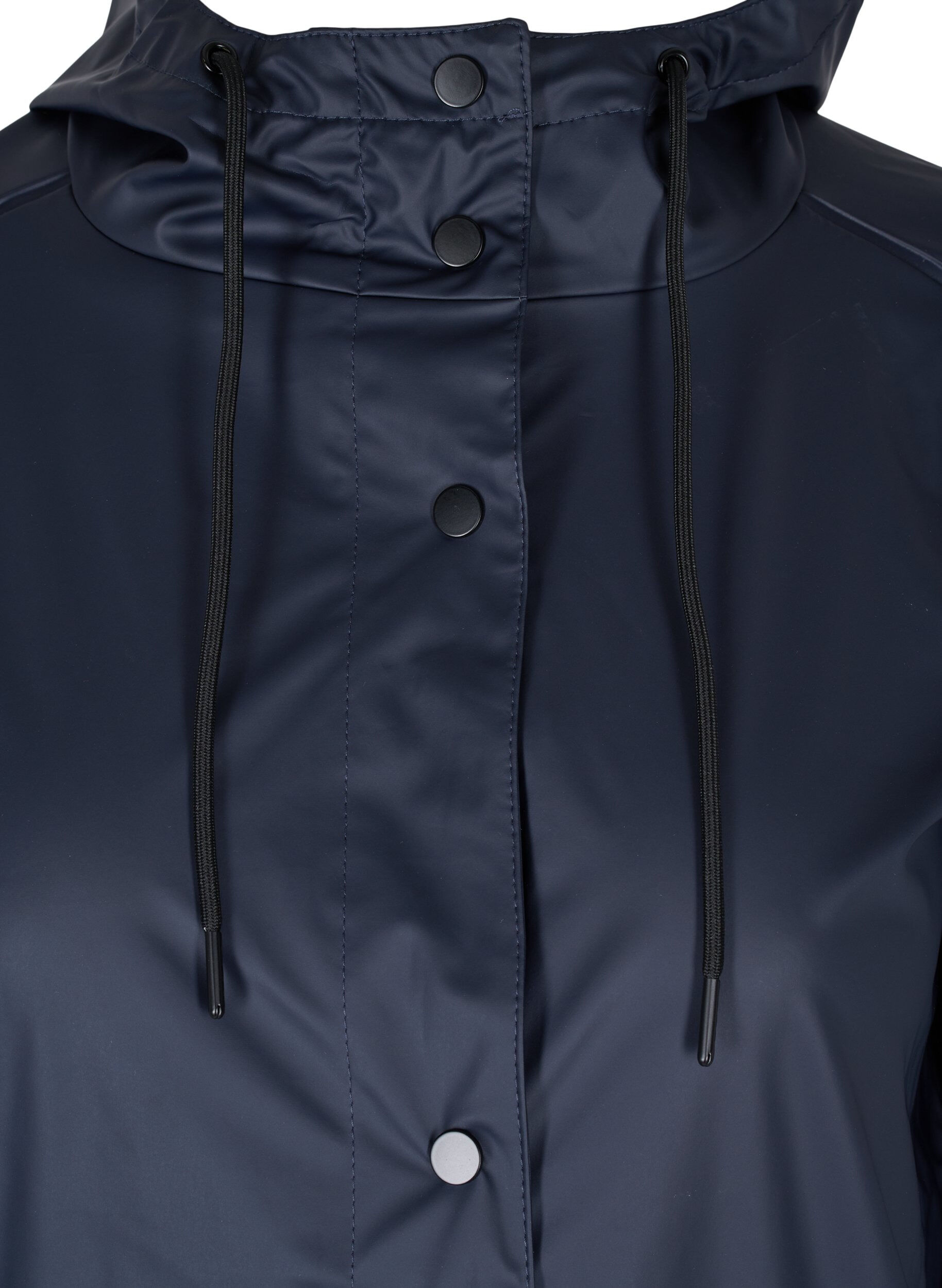 ZizziRegenjacke mit Kapuze und Knopfverschluss, Night Sky, Packshot image number 2