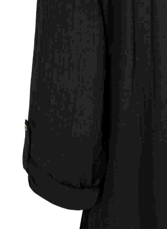 Tunika aus Baumwolle mit Anglais-Stickerei, Black, Packshot image number 3
