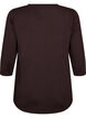 Trainingsshirt mit 3/4-&Auml;rmeln, Brown, Packshot image number 1