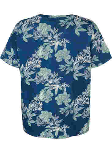 Oversize Nachthemd mit Print, Insignia Blue AOP, Packshot image number 1