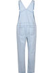 Gestreifte Jeans-Latzhosen, Blau, Packshot image number 1