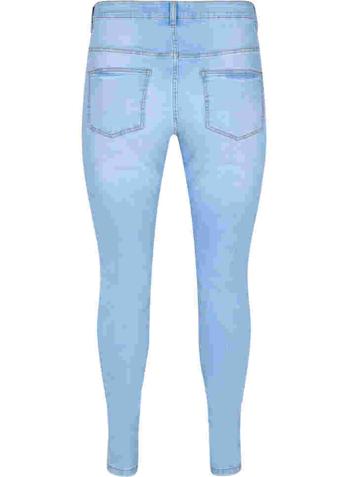   Hochtaillierte Amy Jeans mit Super Slim Fit, Light blue, Packshot image number 1