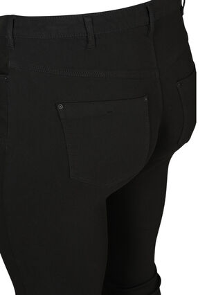 Schwarze Slim Fit Emily Jeans, Black, Packshot image number 3
