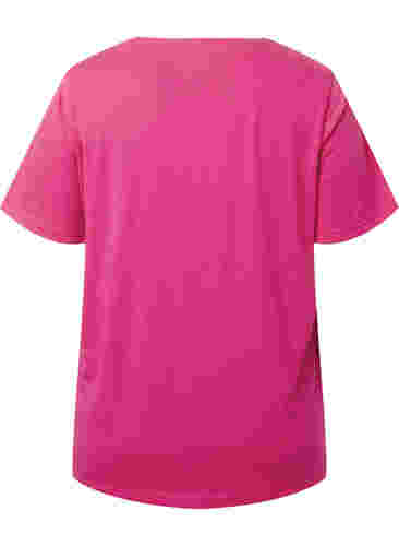 FLASH - T-Shirt mit Motiv, Raspberry Rose, Packshot image number 1