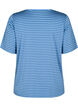 T-Shirt mit TENCEL™ Lyocell und Streifen, Blau, Packshot image number 1