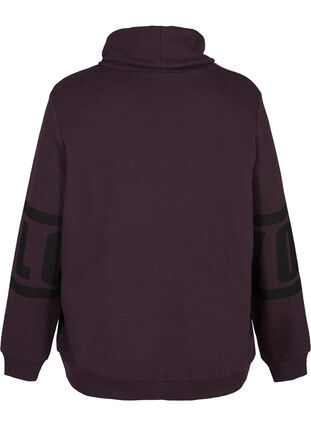 Sweatshirt mit hohem Kragen, Blackberry Wine, Packshot image number 1