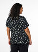 FLASH - Bluse mit Struktur und kurzen Ärmeln, Schwarz, Model image number 2