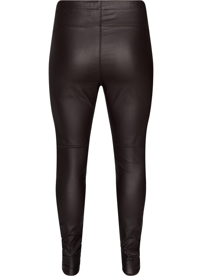 Beschichtete Leggings aus Viskosemix, After Dark, Packshot image number 1