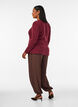 Hoch taillierte Ballonhose, Braun, Model image number 1