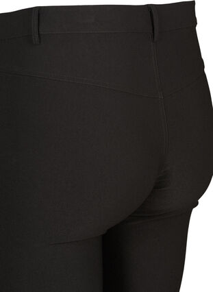 Eng anliegende Hose mit Reißverschlussdetails, Black, Packshot image number 3