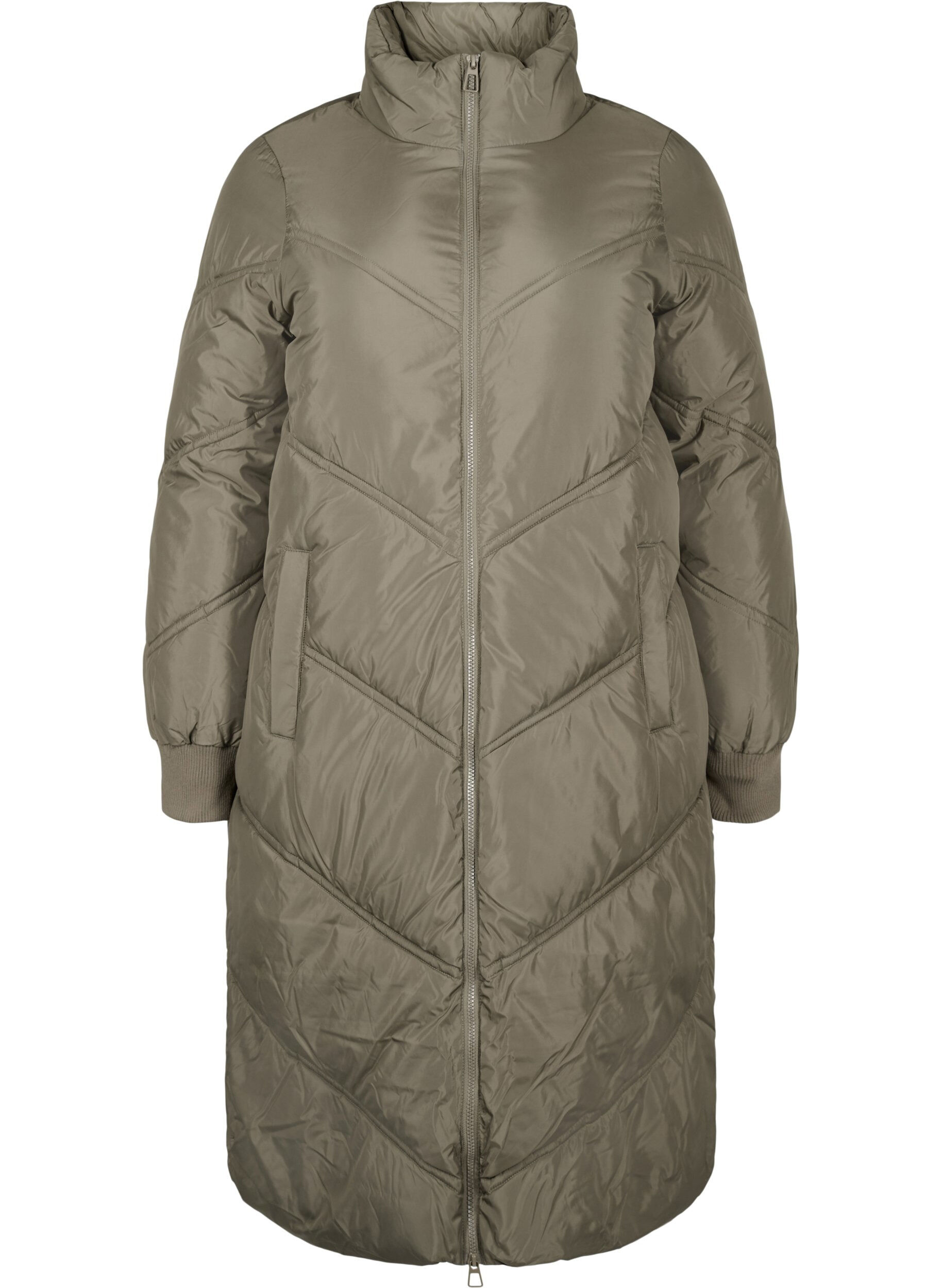 ZizziLange Pufferwinterjacke, Bungee Cord , Packshot image number 0