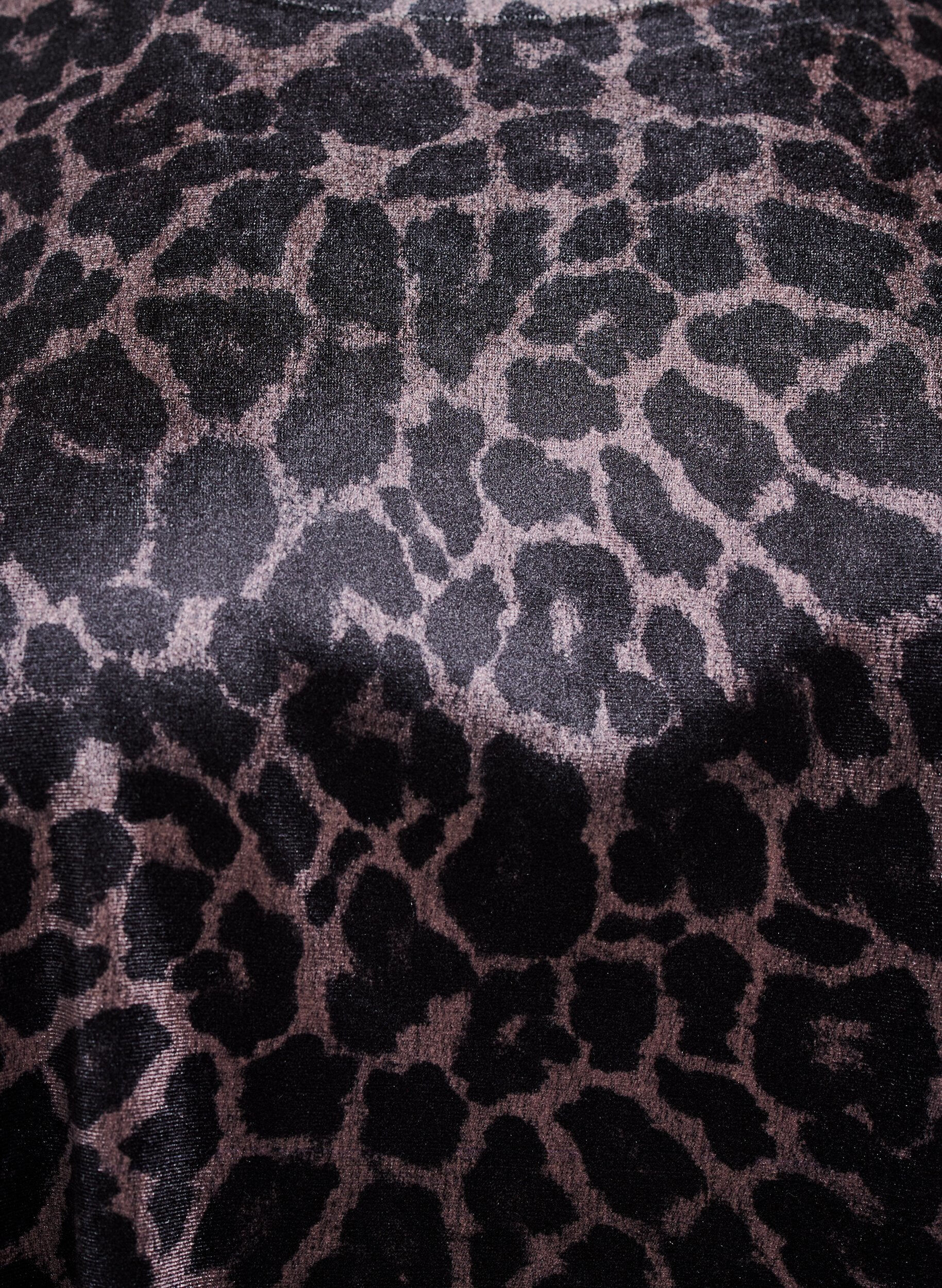 ZizziKurz&auml;rmeliges Top aus Velours, Braun, Packshot image number 2