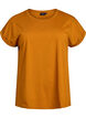 Kurzärmliges T-Shirt aus einer Baumwollmischung, Orange, Packshot image number 0