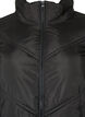 Kurze Puffer-Winterjacke mit Taschen, Black, Packshot image number 2