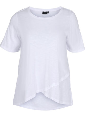 Baumwoll-T-Shirt mit kurzen Ärmeln