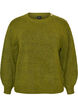 Strickbluse mit Knopfleiste, Gr&uuml;n, Packshot image number 0