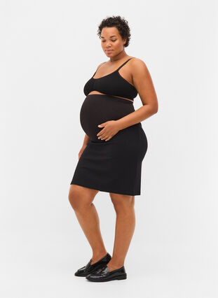Enganliegender Schwangerschaftsrock, Black, Model image number 3